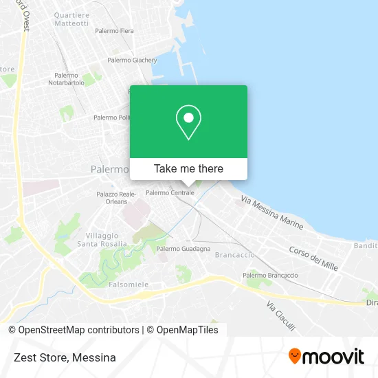 Zest Store map