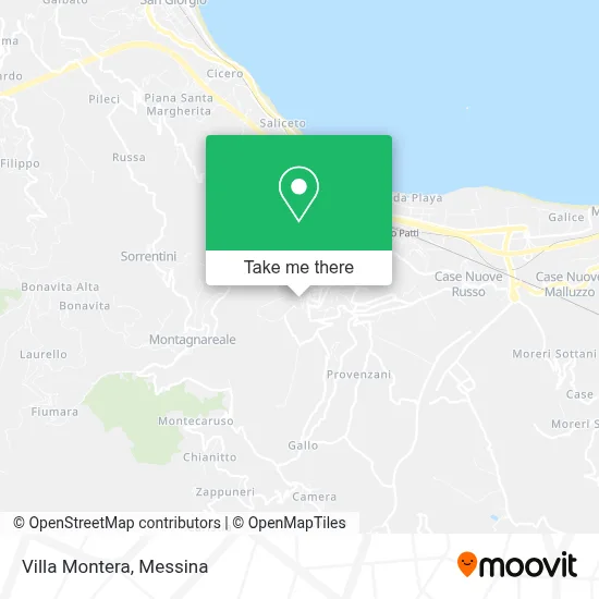 Villa Montera map