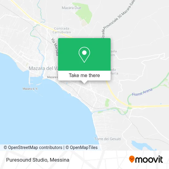Puresound Studio map