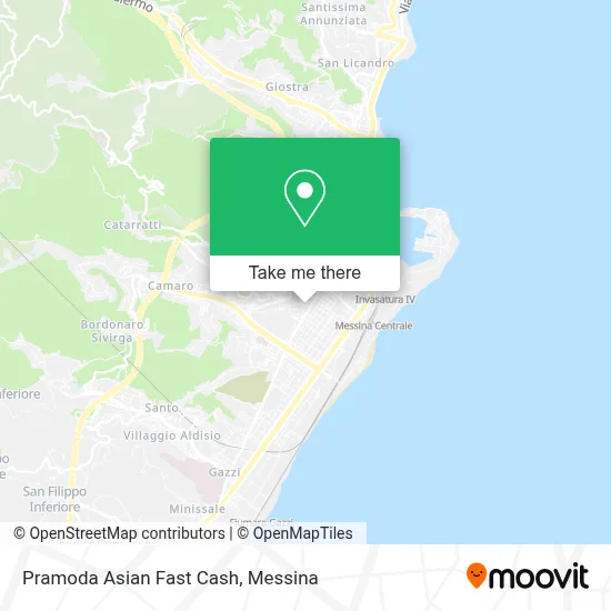 Pramoda Asian Fast Cash map
