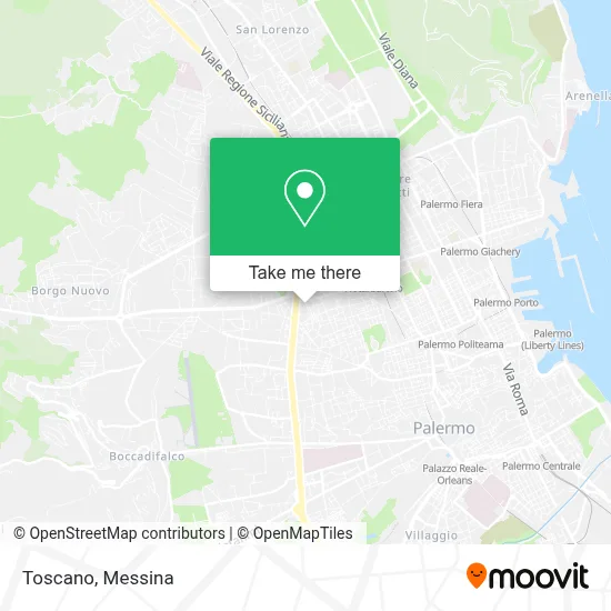 Toscano map
