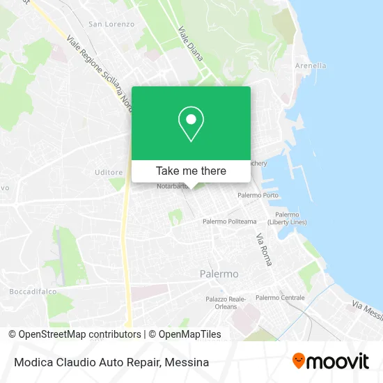 Modica Claudio Auto Repair map