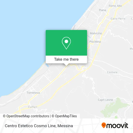 Centro Estetico Cosmo Line map