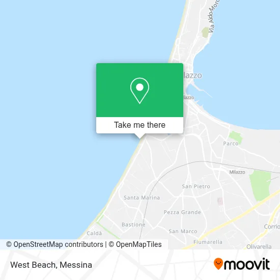 West Beach map
