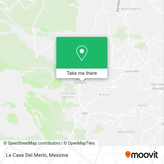 Le Case Del Merlo map