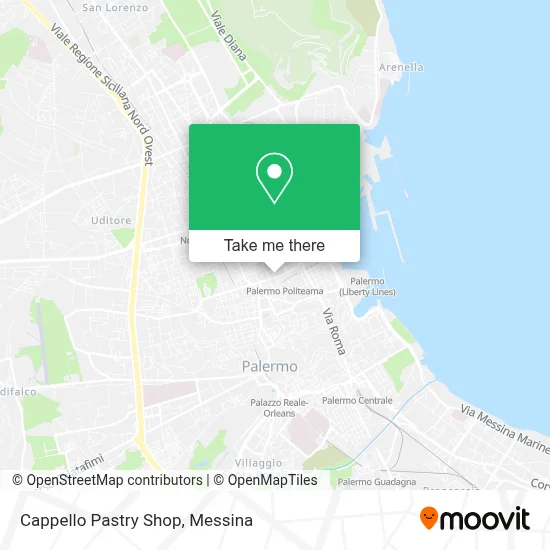 Cappello Pastry Shop map