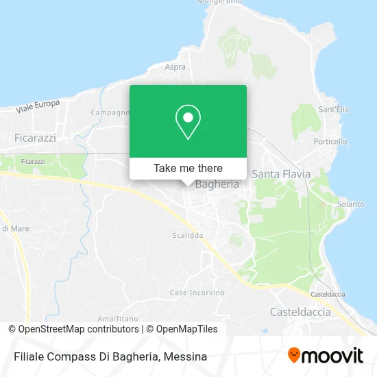 Filiale Compass Di Bagheria map