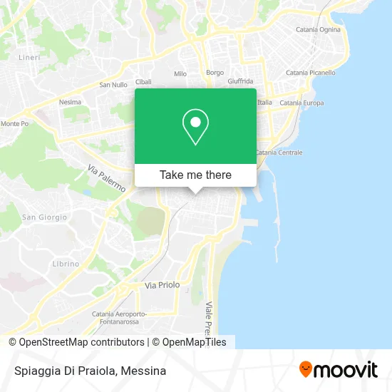 Spiaggia Di Praiola map