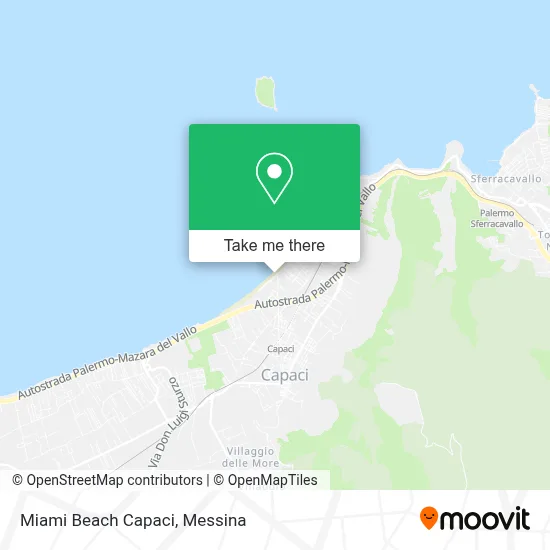 Miami Beach Capaci map