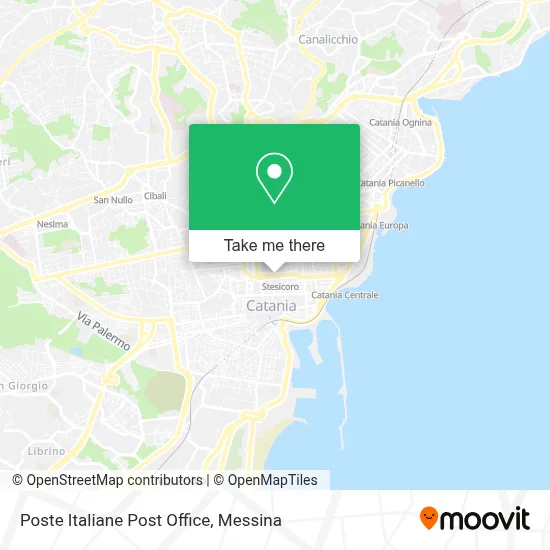 Poste Italiane Post Office map