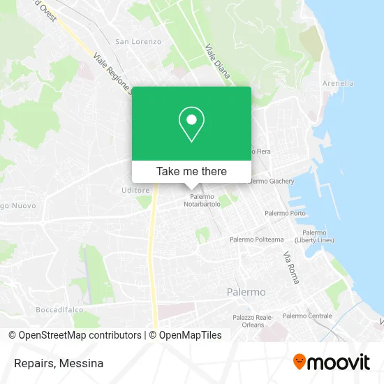 Repairs map