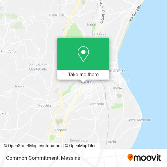 Common Commitment map