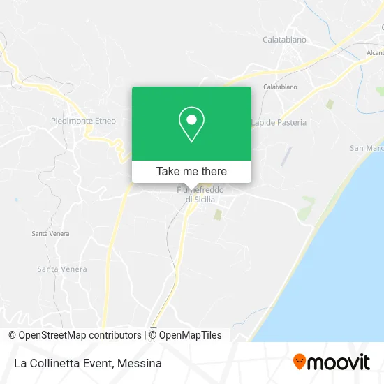 La Collinetta Event map