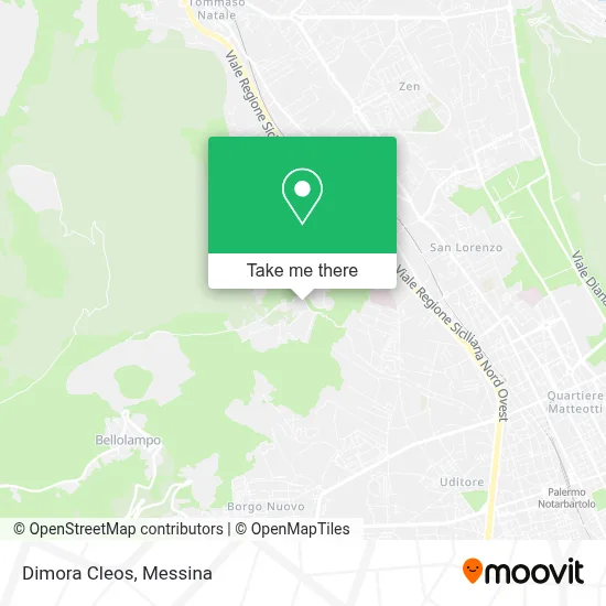 Dimora Cleos map
