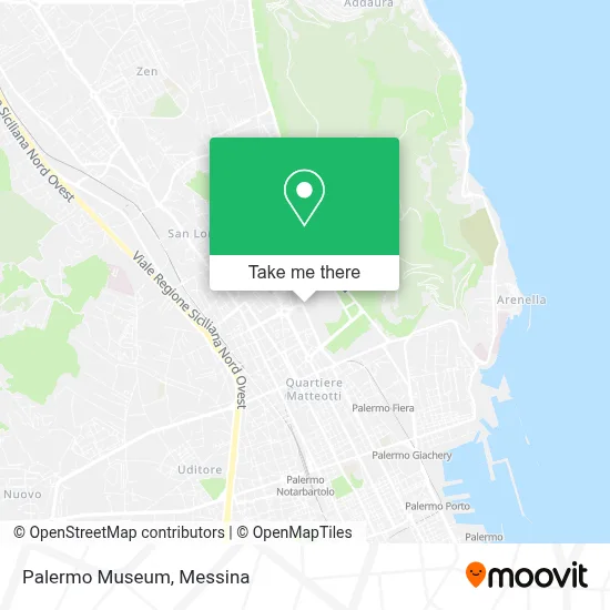 Palermo Museum map