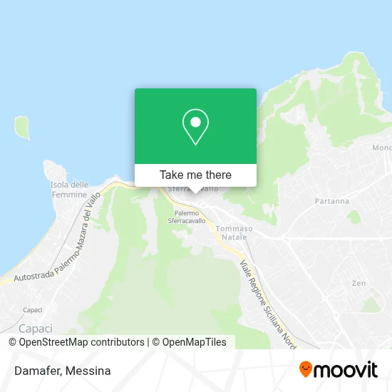 Damafer map