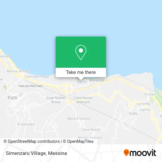 Simenzaru Village map