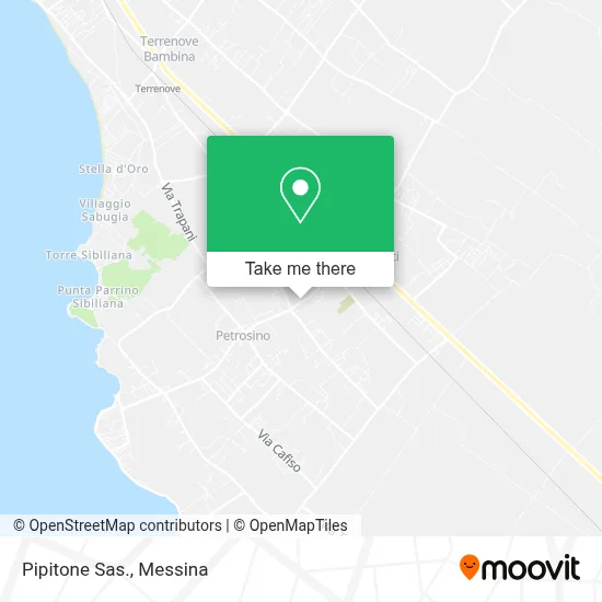 Pipitone Sas. map