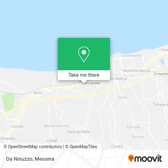 Da Ninuzzo map