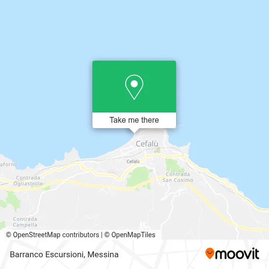 Barranco Escursioni map
