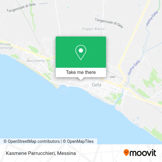 Kasmene Parrucchieri map