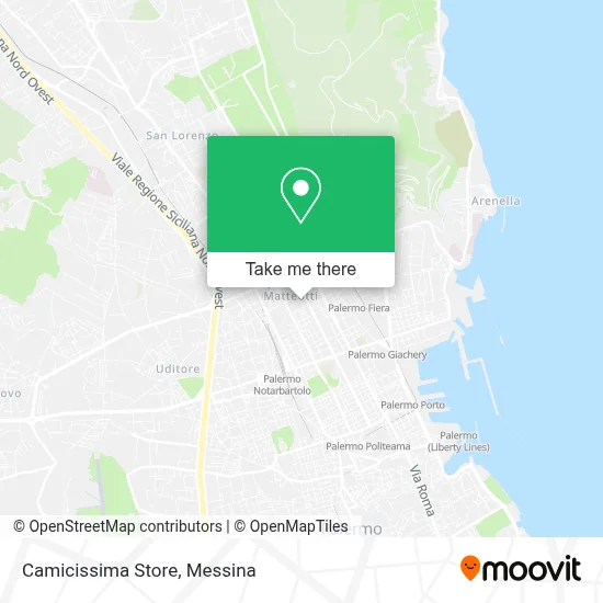 Camicissima Store map