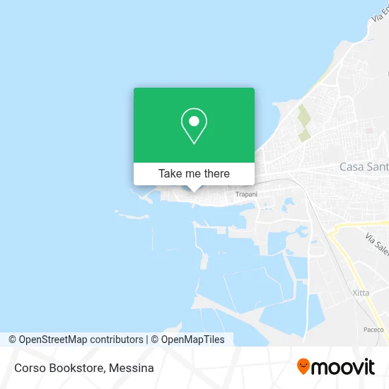 Corso Bookstore map