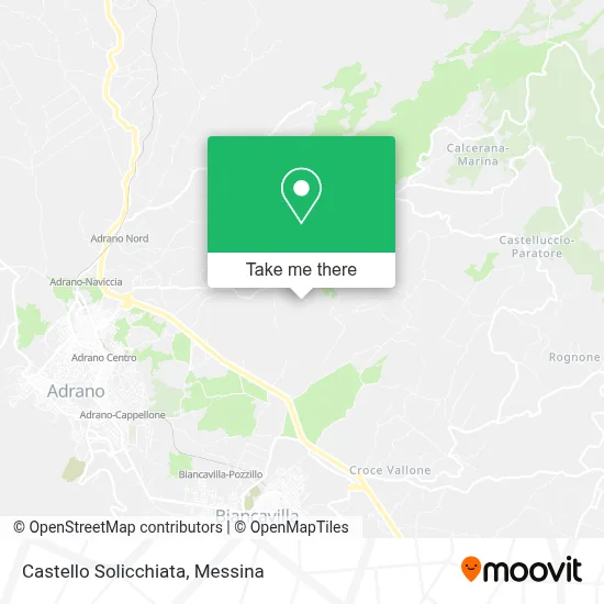 Castello Solicchiata map