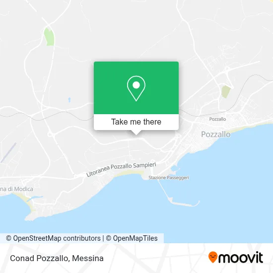 Conad Pozzallo map
