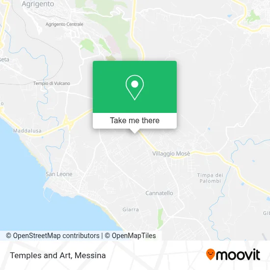 Temples and Art map