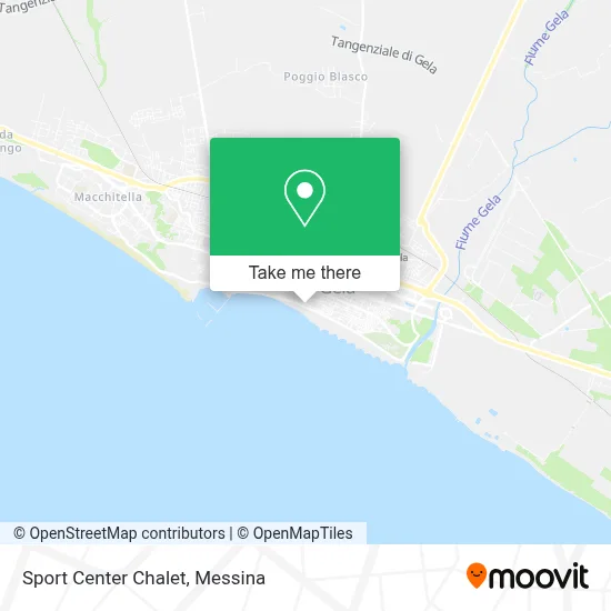 Sport Center Chalet map