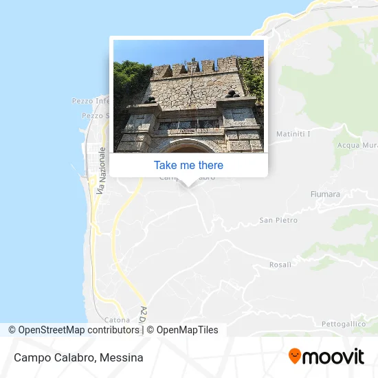 Campo Calabro map