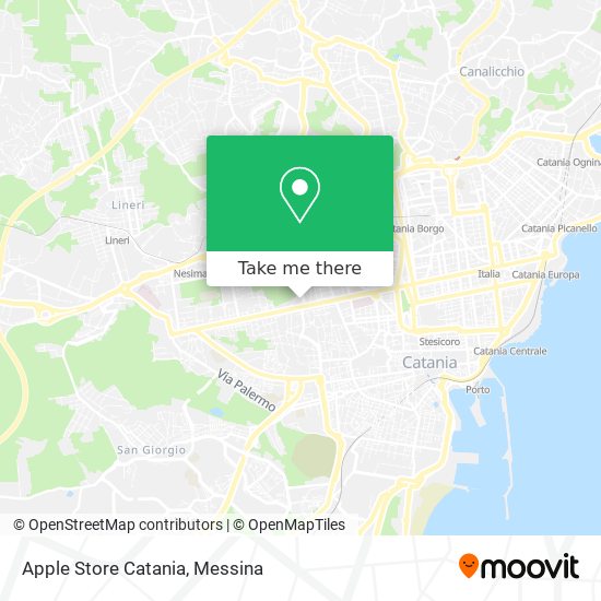 Apple Store Catania map