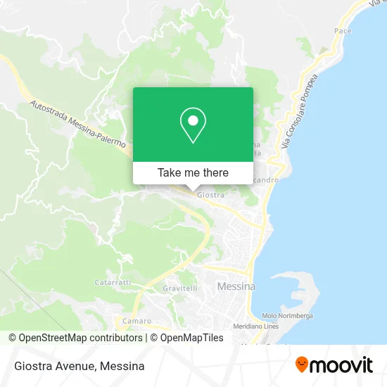 Giostra Avenue map