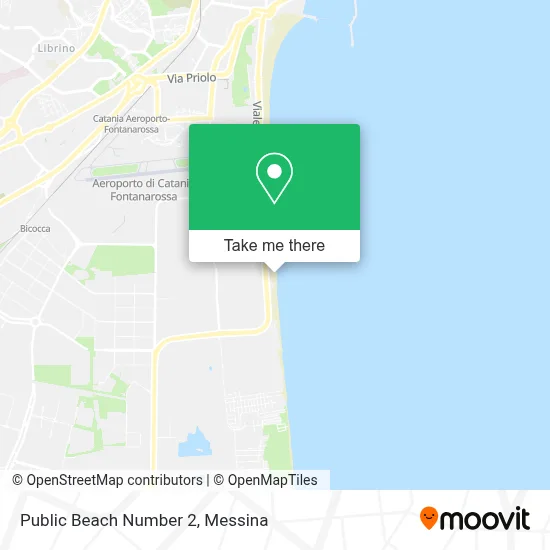Public Beach Number 2 map