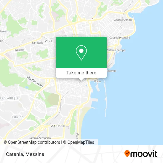 Catania map