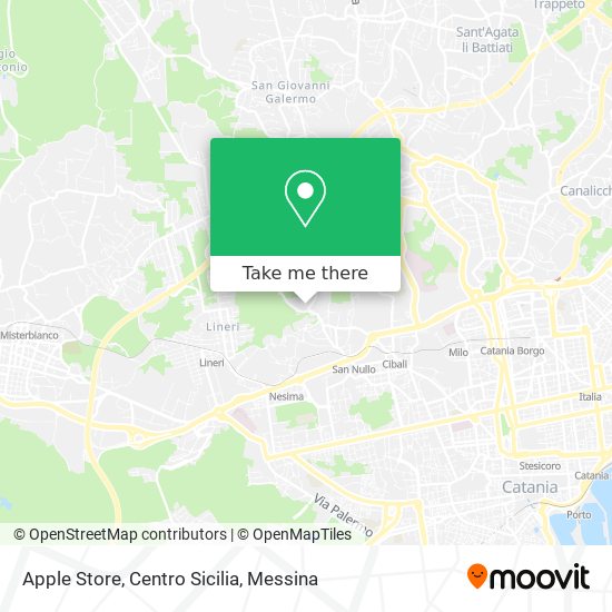 Apple Store, Centro Sicilia map
