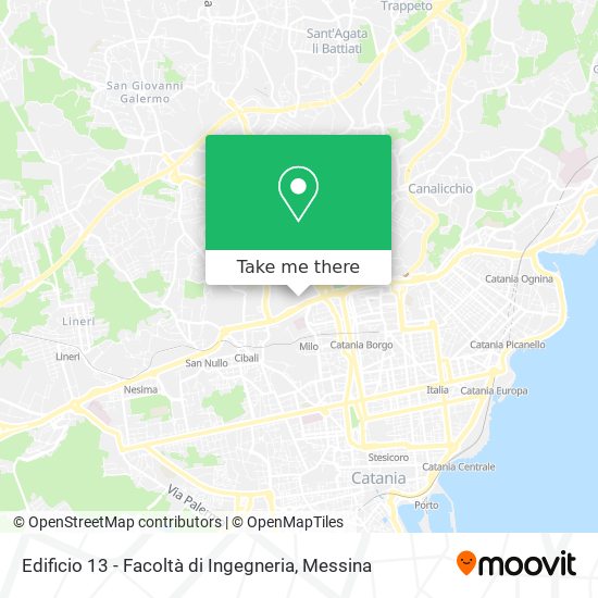Edificio 13 - Facoltà di Ingegneria map