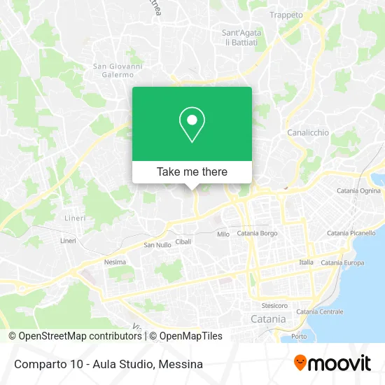 Comparto 10 - Aula Studio map