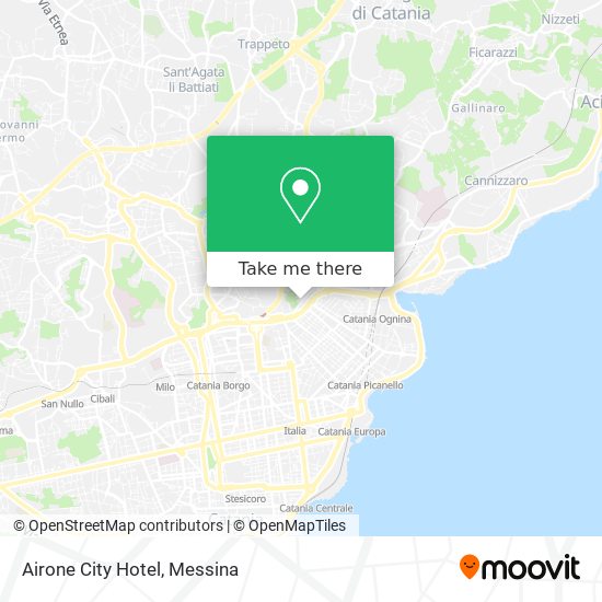 Airone City Hotel map