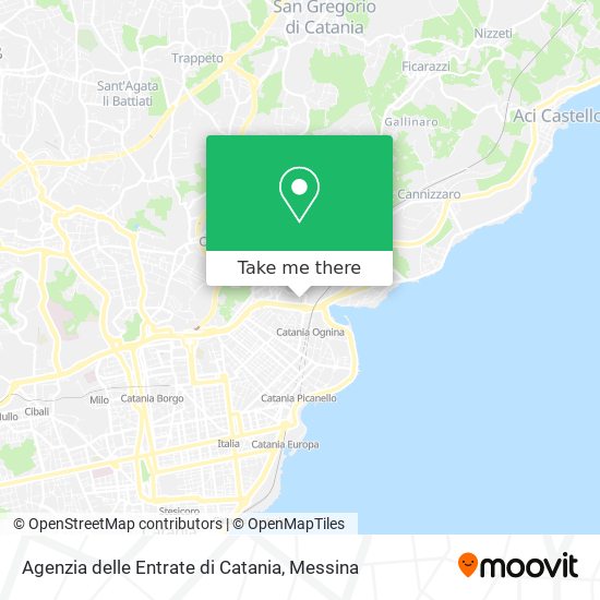 Agenzia delle Entrate di Catania map