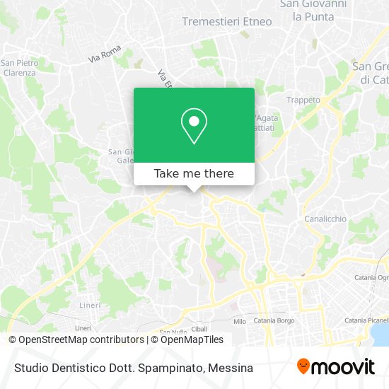 Studio Dentistico Dott. Spampinato map