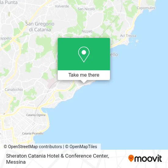 Sheraton Catania Hotel & Conference Center map