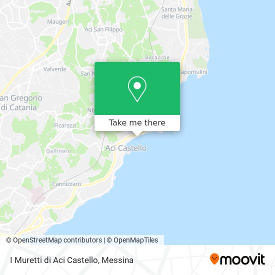 I Muretti di Aci Castello map