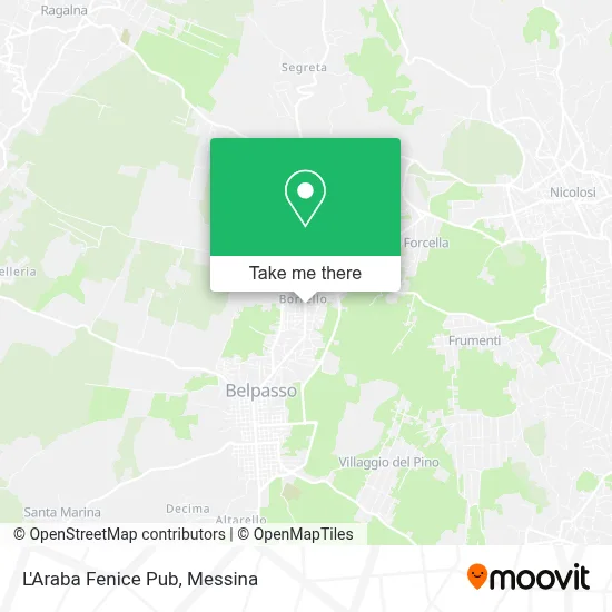 L'Araba Fenice Pub map