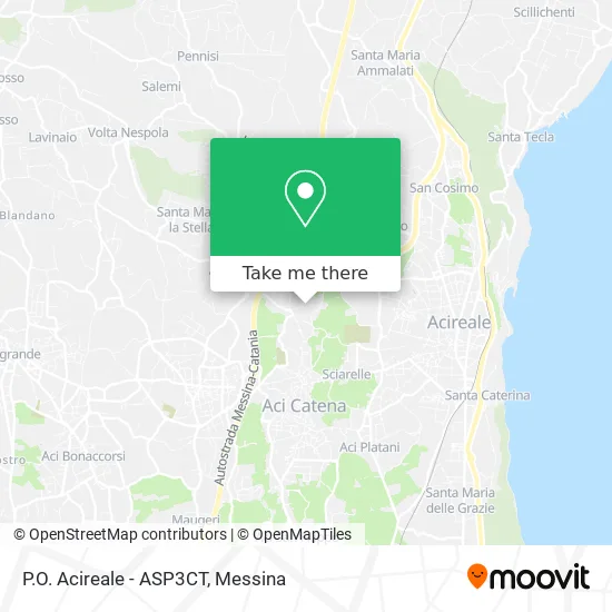 P.O. Acireale - ASP3CT map