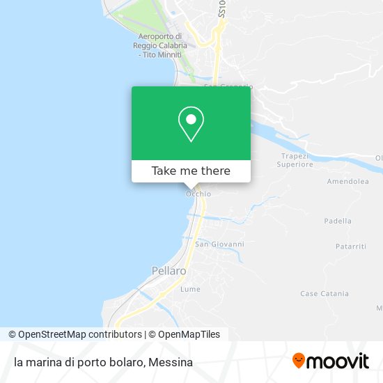 la marina di porto bolaro map