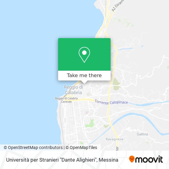 Università per Stranieri "Dante Alighieri" map
