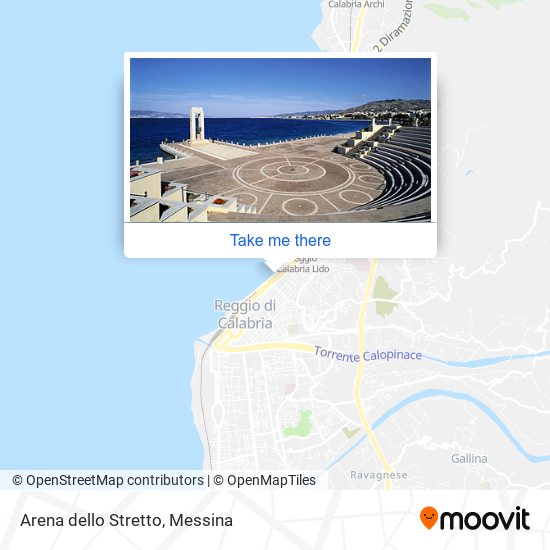 Arena dello Stretto map