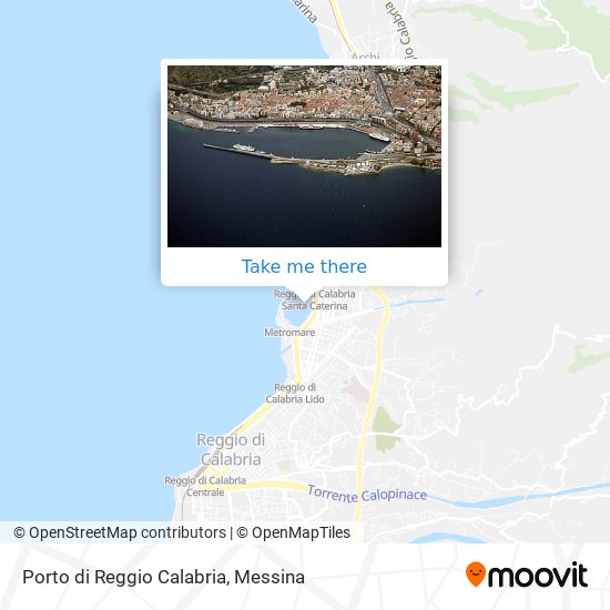 Porto di Reggio Calabria map